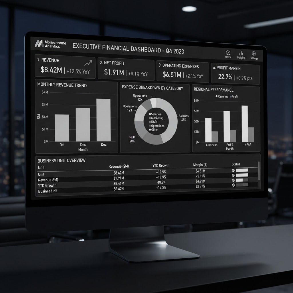 Mockup do template Report Redesign Suite